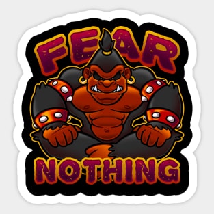 Zen Gorilla Sticker